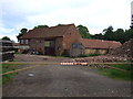 Farm buildings, Marnham Hall in High Marnham