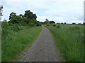 Cycle track on former railway  in North Clifton