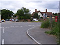 Village Notice Board & Greensleeves Folly Lane Postbox in IP8 3JH