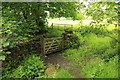 Gate and footpath to Broughton in Furness at Park Head in Broughton West