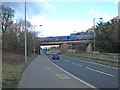 Train passing over the A167 in DH2 3RG