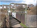 Railway footbridge at Newton Hall in DH1 5SJ