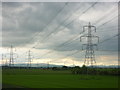Forth Landscapes : Under The Wires Near Kilbagie in FK10 4BH