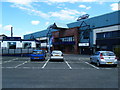 The Killie Shop with Kilmarnock FC beyond in KA1 1UJ