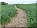 Footpath to Nailstone in CV13 0DQ