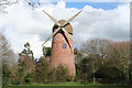 Ashill: replica windmill in TA19 9NS
