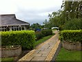 Garden path at Holt Lodge Hotel in Holt Community