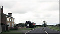 Approaching A16 roundabout at Brewery Farm in Partney