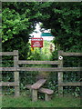 Stile and warning in MK43 0AA