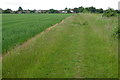 Footpath into Cranfield in MK43 0BY
