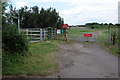 Footpath to Cranfield by the airfield in MK43 0AJ
