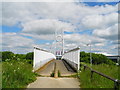 Footbridge over the A38 Kings Road, Sutton in Ashfield in NG17 1JS