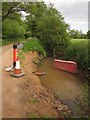 Damaged road, Shobrooke Lake in EX5 5AX