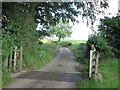 Cattle grid on Back Lane in DL7 9JY