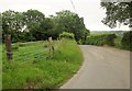 Country road west of Dulverton in TA22 9RT