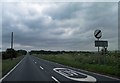 Leaving Wrawby on the A18 Melton Road in DN20 8SB