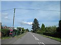 Greetwell village telephone box and bus shelter in DN20 9PX