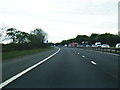 M8 eastbound nears Junction 4 at Whitburn in EH47 0RX