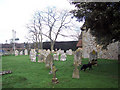 The churchyard at St James Church, Selham in GU28 0PN