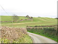 The road to the Pennarth Cromlech in LL54 5EL