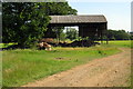 Barn by the farm track in Bradden