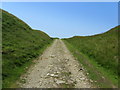 Pennine Bridleway ascending away from Cant Clough Reservoir in Worsthorne-with-Hurstwood