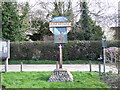 Winfarthing Village Sign in IP22 2ED