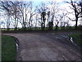 Junction on Lane to Park Farm, Winfarthing in IP22 2EA