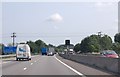 M11 northbound near Stansted Airport in CM24 1SG