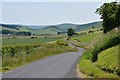 Road up the Bowmont valley in TD5 8PU