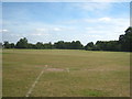The south eastern corner of the school playing field at Bishopshalt School in UB8 3UR