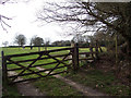 Footpath to Frogham from Blissford in SP6 2JG