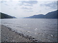 On Shingle beach on Loch Ness in IV2 6YB