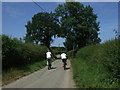 Cycling north on Wood Lane in WS14 0HT
