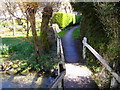 Footpath, south of pond, Bishopstone, Swindon in SN6 8PN