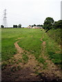 Footpath up to North Hill Farm in MK18 3NT