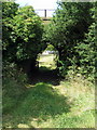 Footpath under disused railway in MK18 3BN