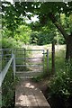 Footbridge in Long Meadow in Earls Colne
