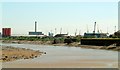 The River Usk side of Newport Docks in NP20 2WB