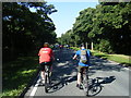 Lever Causeway during Liverpool-Chester charity cycle ride in CH43 3DB