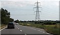 Electricity Pylon near the A142 in CB7 5EP
