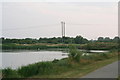 Lake and bridge in Cleethorpes Country Park in DN36 4AE