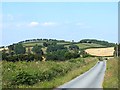 View north east along the Dolfor Ridge in SY16 4AT