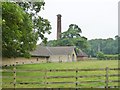 Boiler house chimney at Normanton Lodge Farm in Normanton