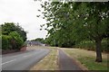 Footpath in Leys Drive in ST5 2QA
