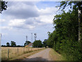 Lane & Telecommunications Masts in NR35 1RR