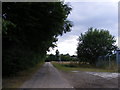 Lane looking towards Manor Farm in NR35 1RR