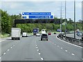 Southbound M40 Approaching Junction 2 in HP9 1EP