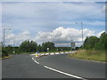 Roundabout at the junction of the A181 and the B1278 in Thornley