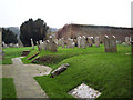 Churchyard at St Mary and St Gabriel, South Harting in GU31 5LG
